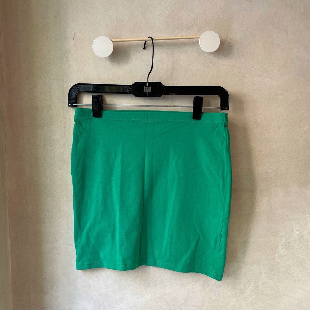 H&M Green Pencil Skirt